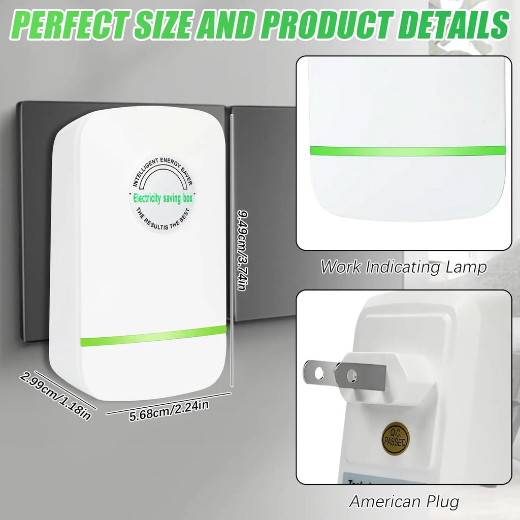 Plug-In Power Box – 2026 Design, US Plug, Wide Voltage Input 90–250V
