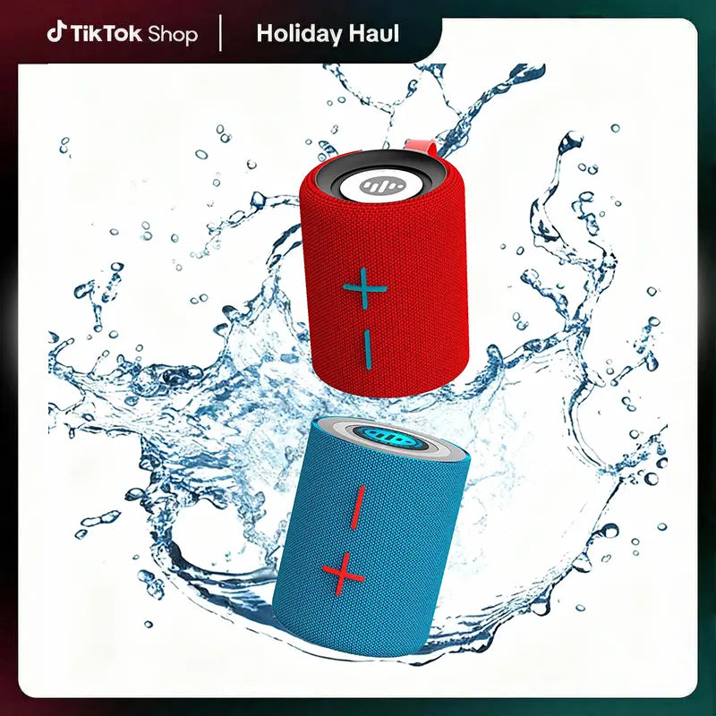 Stromberg TWIN Portable Bluetooth Speaker with Magnetic 2-In-1 Design IPX4 Water Resistant 10H Playtime TWS Pairing BT5.3 FM Radio for Home Party Outdoor Beach Audio Stereo 20W Subwoofer Dophin Audio