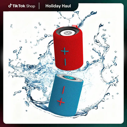 Stromberg TWIN Portable Bluetooth Speaker with Magnetic 2-In-1 Design IPX4 Water Resistant 10H Playtime TWS Pairing BT5.3 FM Radio for Home Party Outdoor Beach Audio Stereo 20W Subwoofer Dophin Audio