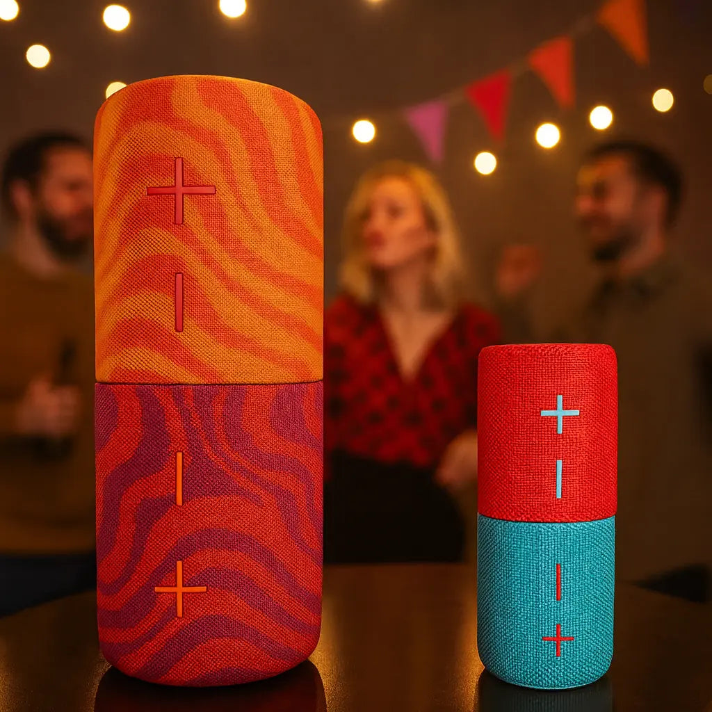 Stromberg TWIN Portable Bluetooth Speaker with Magnetic 2-In-1 Design IPX4 Water Resistant 10H Playtime TWS Pairing BT5.3 FM Radio for Home Party Outdoor Beach Audio Stereo 20W Subwoofer Dophin Audio