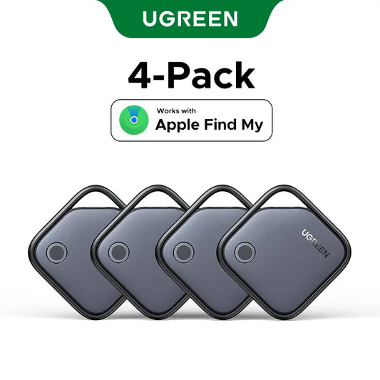 UGREEN Finder Tag Compatible with Apple Offcial Chip ( Ios Only） , Anti-Lost for Car Key Wallet Luggage Passport with Alarm& Left-Behind Remind Slim Bluetooth Tracker,Gps Signal Protector Smart Tracking,Tiktokshopstockup,Mothersdaygift