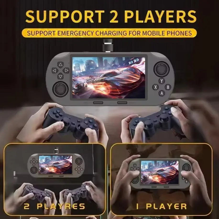 SF3000 Retro Handheld Game Console with 4.5 Inch IPS Screen 3000Mah Battery & 16GB TF Card for Boys Gift Gaming & Accessories Game Cables Cool Gadgets Boys Box Compact Game Console Retro Game Consoles Gamer Gifts for Him Portable Retro Game Console