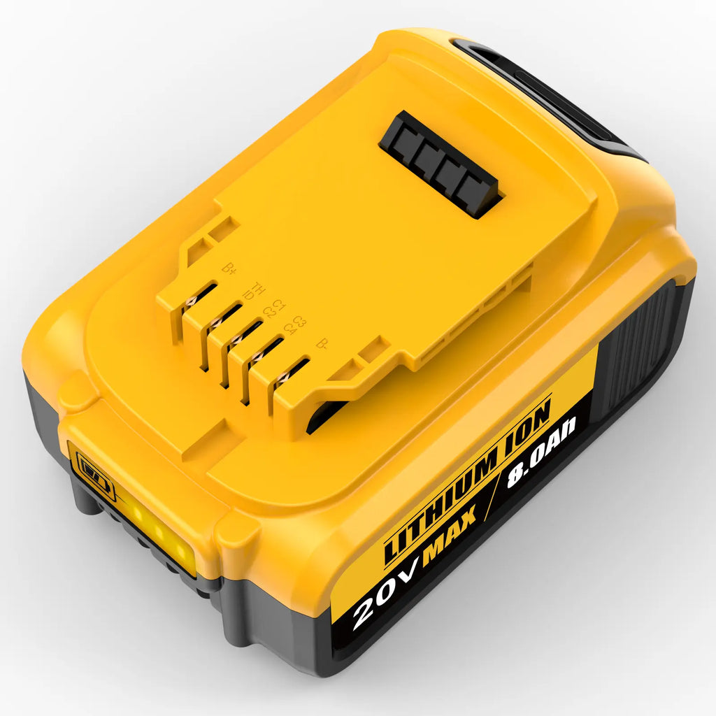 8.0Ah Lithium Battery Replacement for Dewalt 20V Battery Lithium-Ion Maxa Series Dewalt Batteries Stock Up