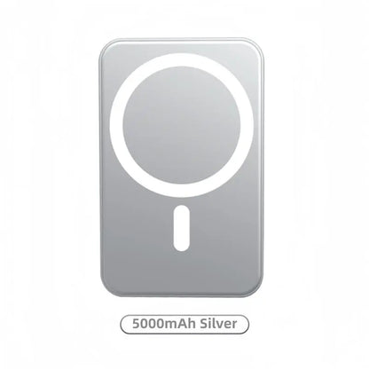 [Mothersdaygift]5000Mah Magnetic Power Bank Magsafe Wireless Fast Charger for Iphone 12–17 Pro/Pro Max, Compact Portable Battery Pack