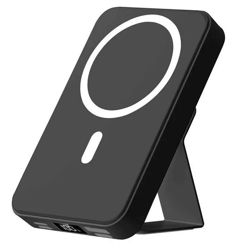 10000Mah Magnetic Power Bank – Portable Charger with Foldable Stand, LED Digital Display, Charge Iphone & Android Devices Simultaneously Summervibes