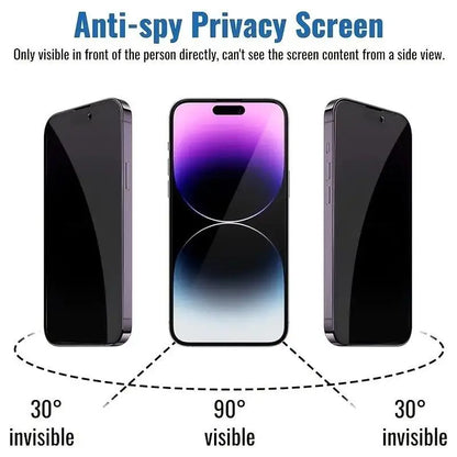 Anti-Spy Privacy Protective Phone Screen Protector, Tempered Screen Film Compatible with Iphone 17 16 15 14 13 12 11 Pro Max plus Air, Mobile Phone Accessories