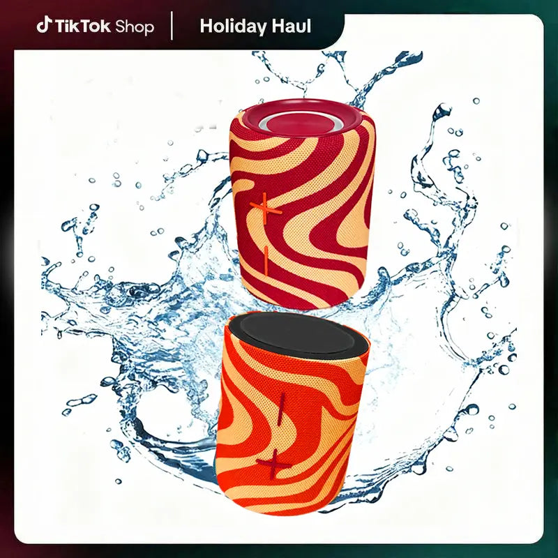 Stromberg TWIN Portable Bluetooth Speaker with Magnetic 2-In-1 Design IPX4 Water Resistant 10H Playtime TWS Pairing BT5.3 FM Radio for Home Party Outdoor Beach Audio Stereo 20W Subwoofer Dophin Audio