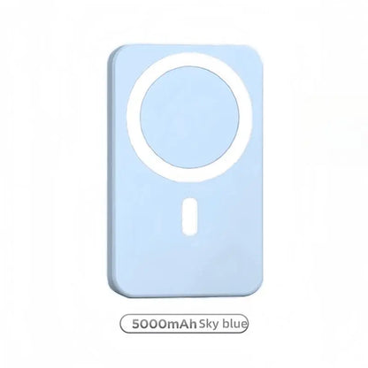 [Mothersdaygift]5000Mah Magnetic Power Bank Magsafe Wireless Fast Charger for Iphone 12–17 Pro/Pro Max, Compact Portable Battery Pack