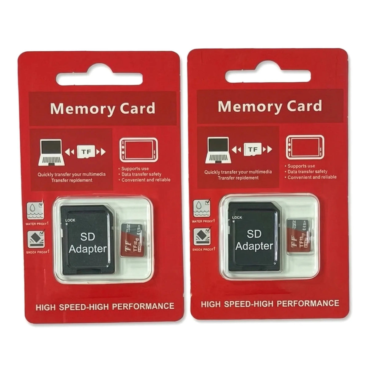 2-Pack 1TB Micro SD Card Memory Card Bundle - High Speed A2 Class 10 U3 V30 Performance, Universal Storage Expansion with SD Adapter for Phone Tablet Camera GPS Switch