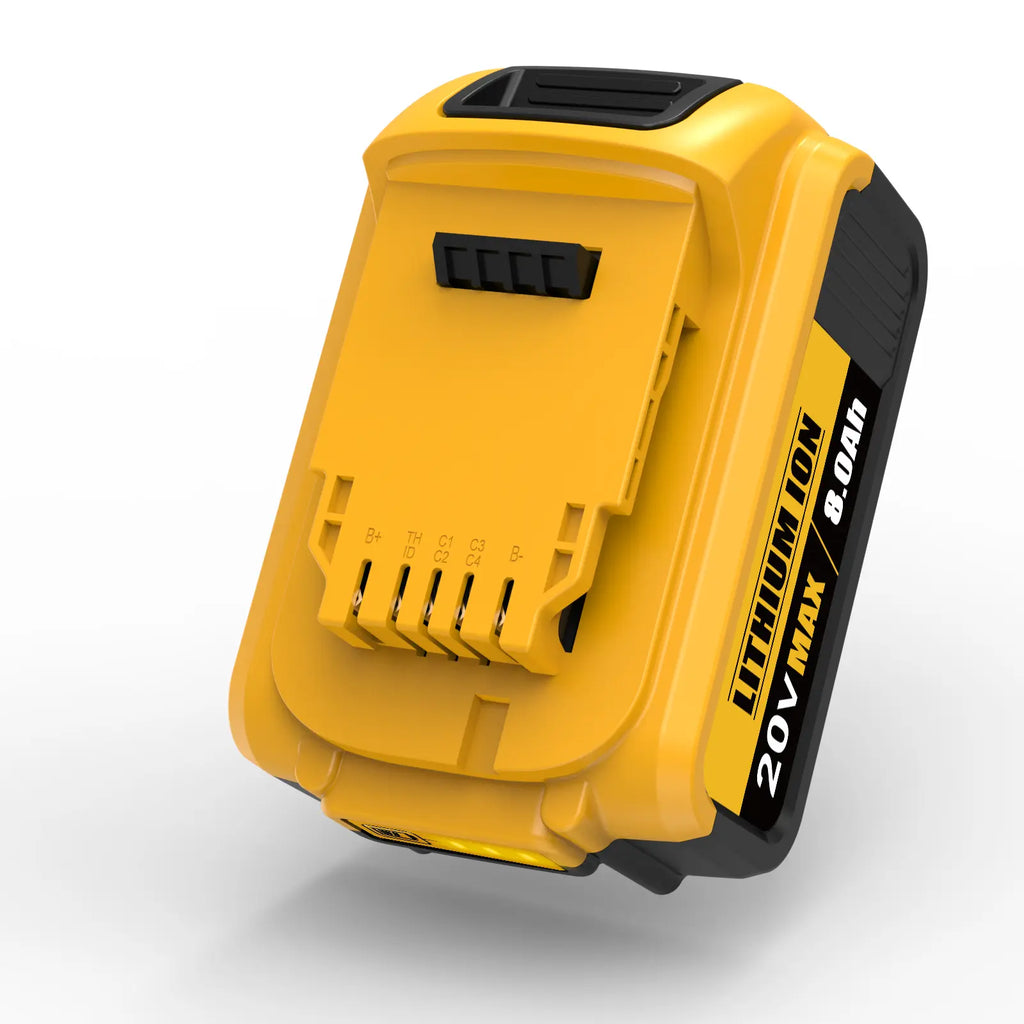 8.0Ah Lithium Battery Replacement for Dewalt 20V Battery Lithium-Ion Maxa Series Dewalt Batteries Stock Up
